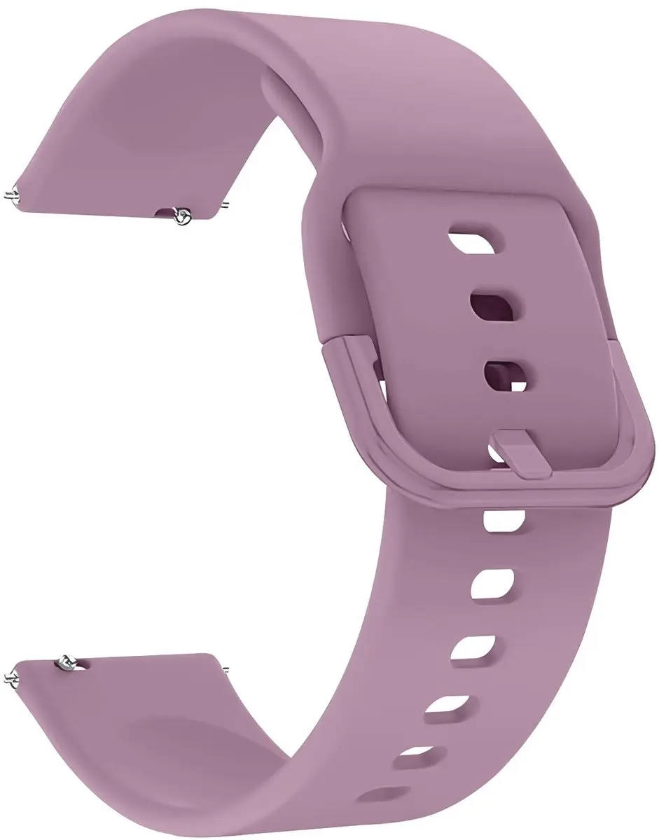 Selected SBG Universeel Horlogeband Siliconen 20mm - Paars