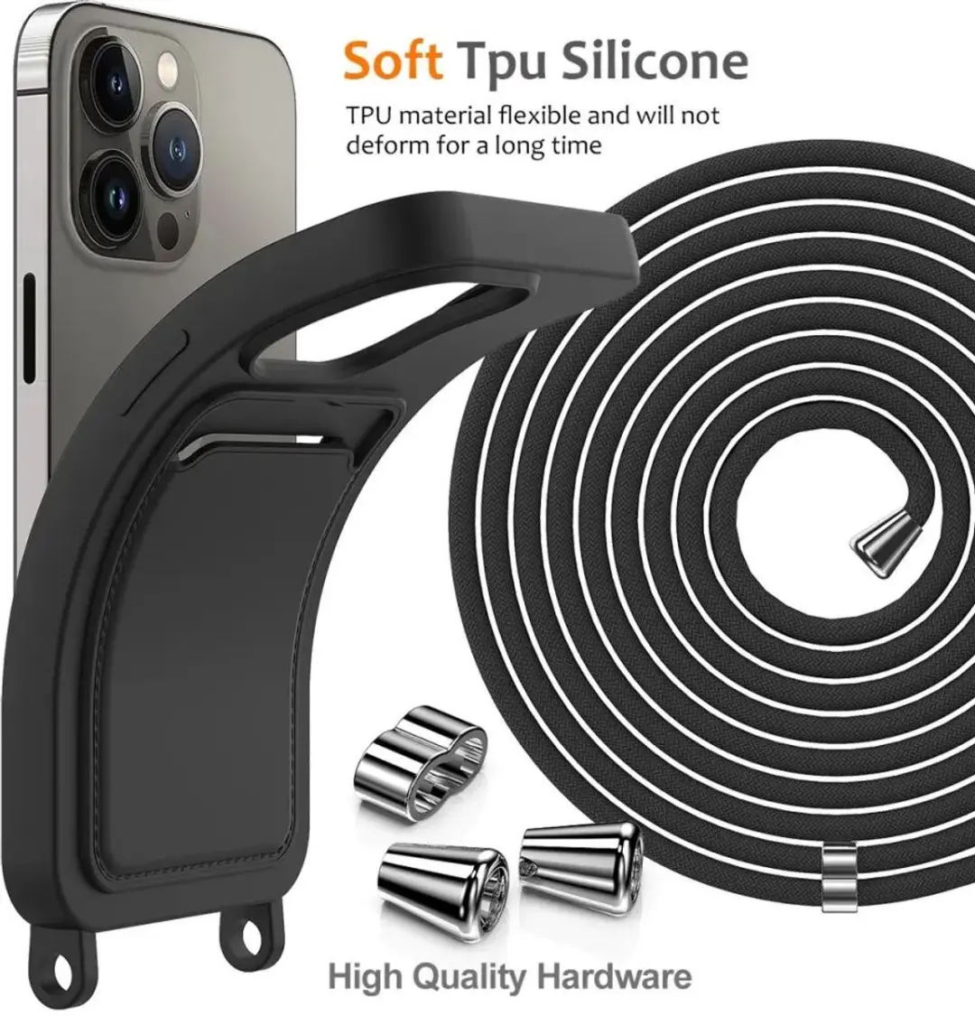 Selected Hoesje iPhone 15 Pro Max - Zwart