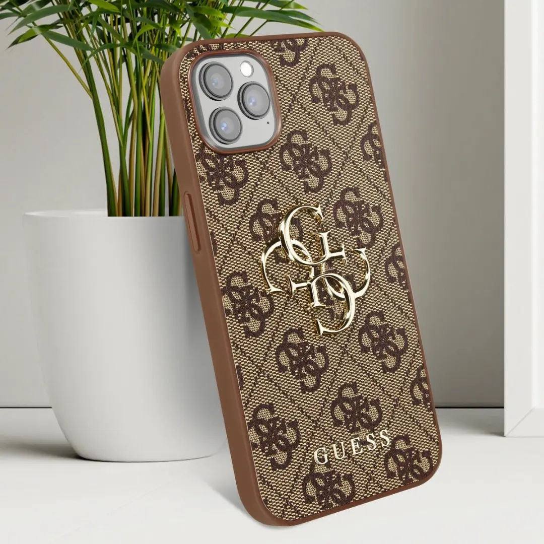 GUESS Hoes iPhone 13 Pro Max - Bruin GUHCP13X4GMGBR