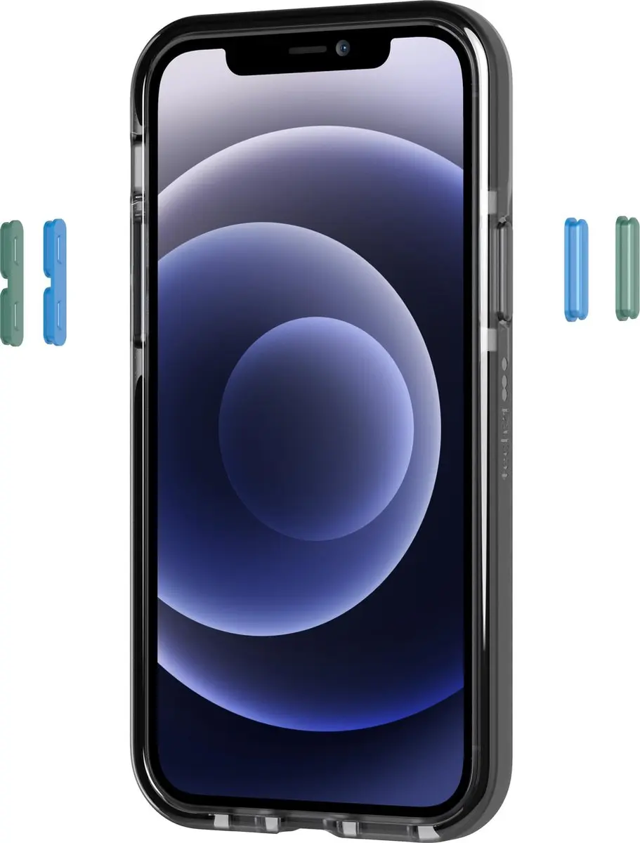 Tech21 Evo Check iPhone 12/12 Pro Hoesje - T21-8373 - Antraciet