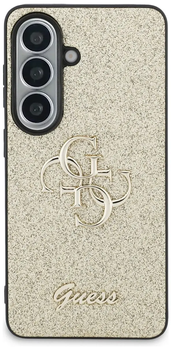 Guess Hoesje Galaxy S26 Glitter - 4G Metaal Logo - Transparent - afbeelding 6 van 6