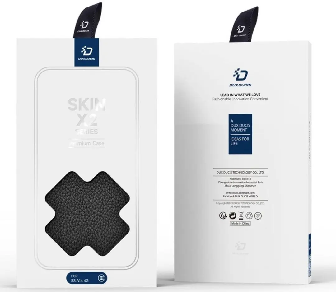 Dux Ducis Skin X2 Hoesje Samsung Galaxy A14 - Zwart