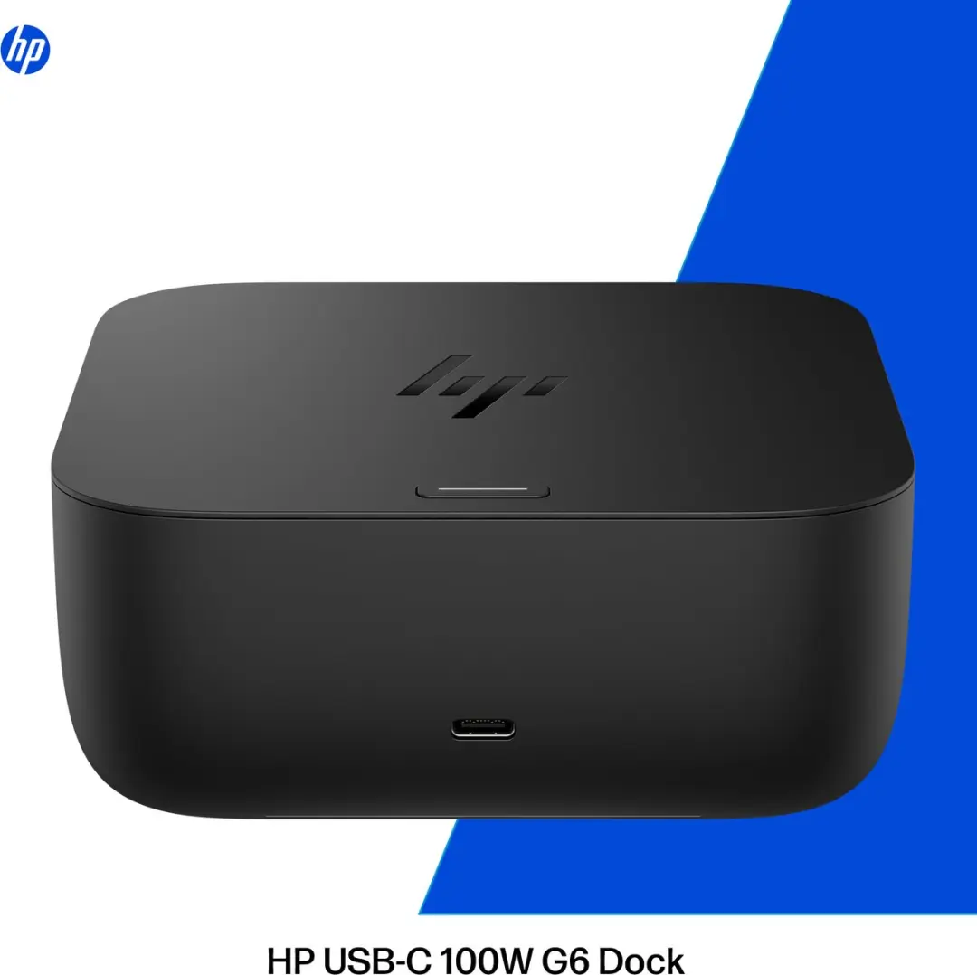 HP USB-C 100W G6 Dock - Zwart