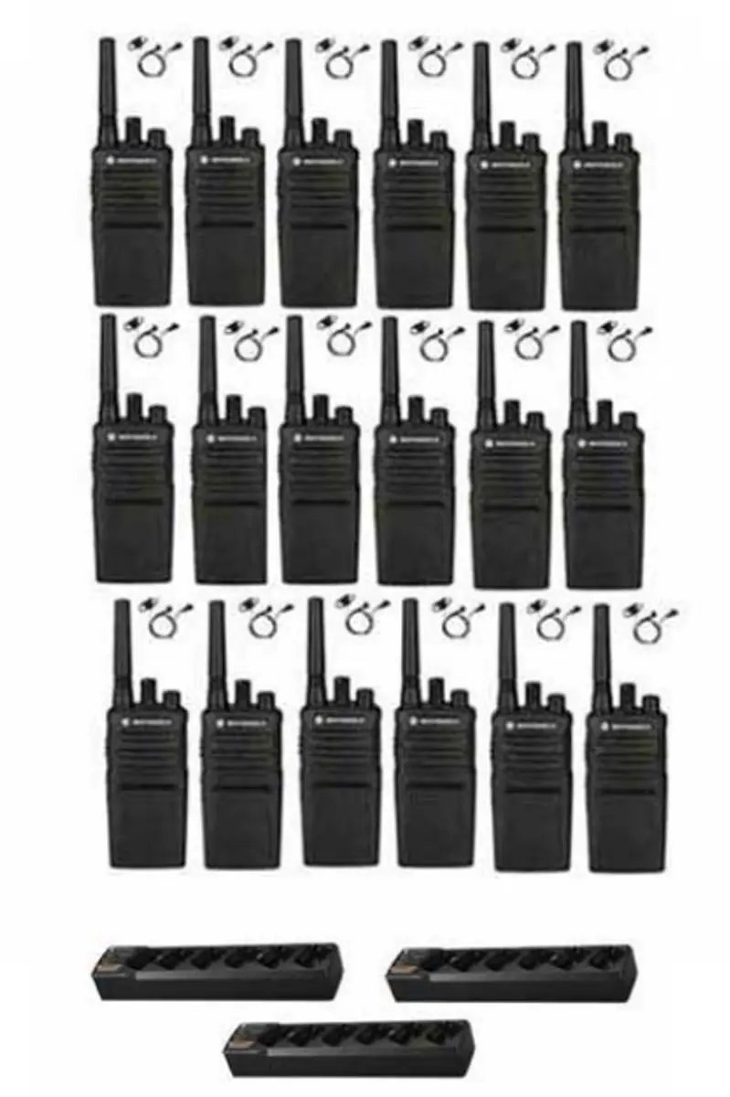 Motorola XT420 PMR446 Portofoon - 18 Stuks - Zwart