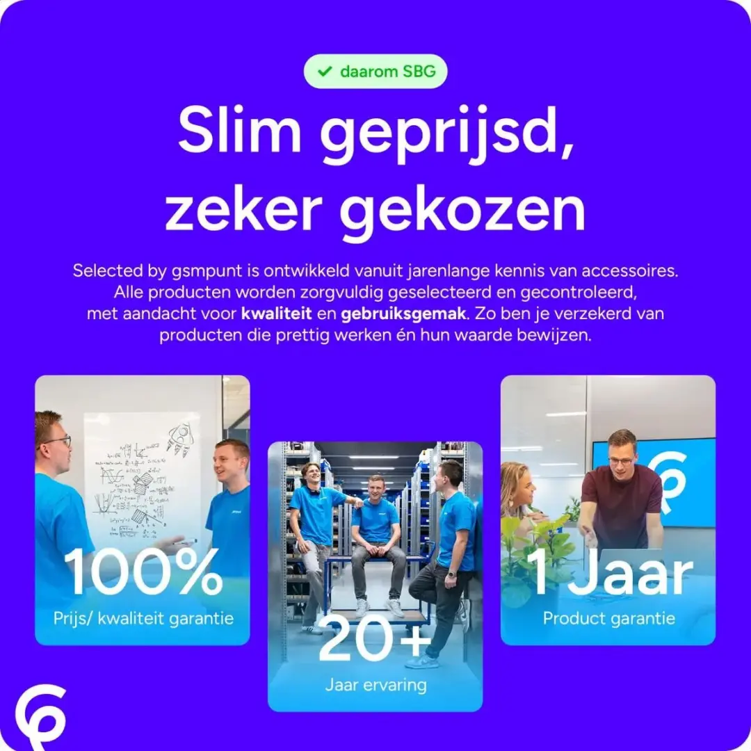 Selected by GSMpunt.nl iPhone 16e/17e Hoesje Matte Paars - MagSafe