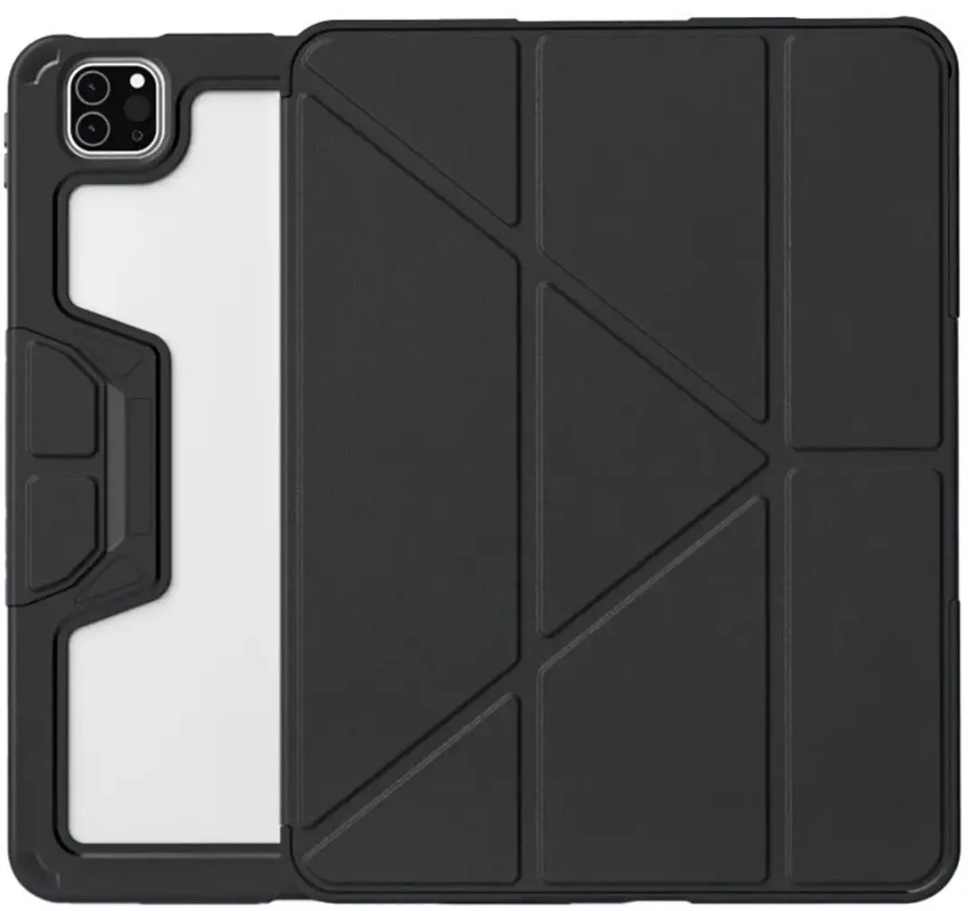 MobiQ Rugged Origami Bookcase 46-01672 - iPad Pro 13 (2025) - Zwart