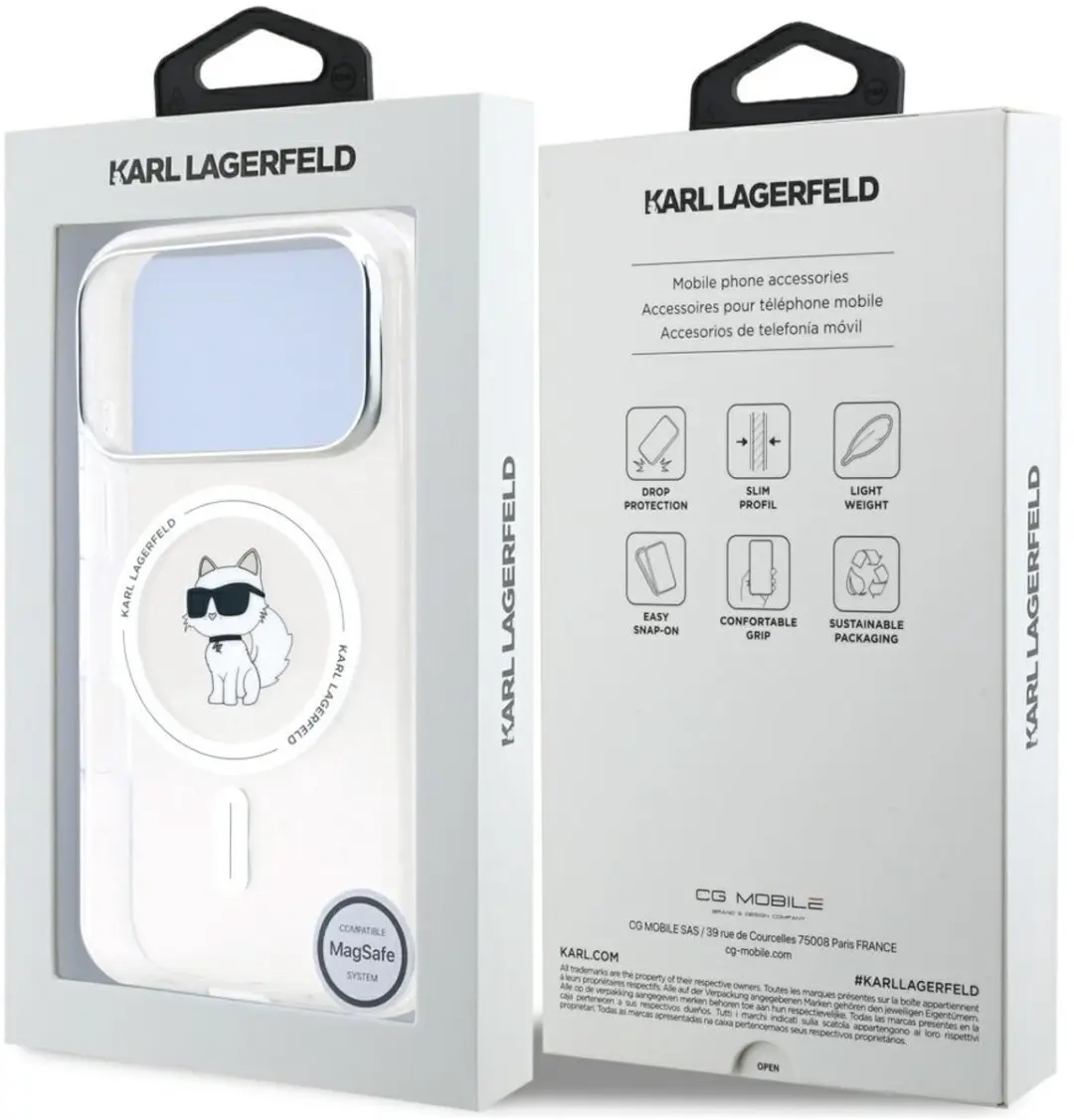 Karl Lagerfeld Choupette Hoesje iPhone 17 Pro Max - 3666339556457