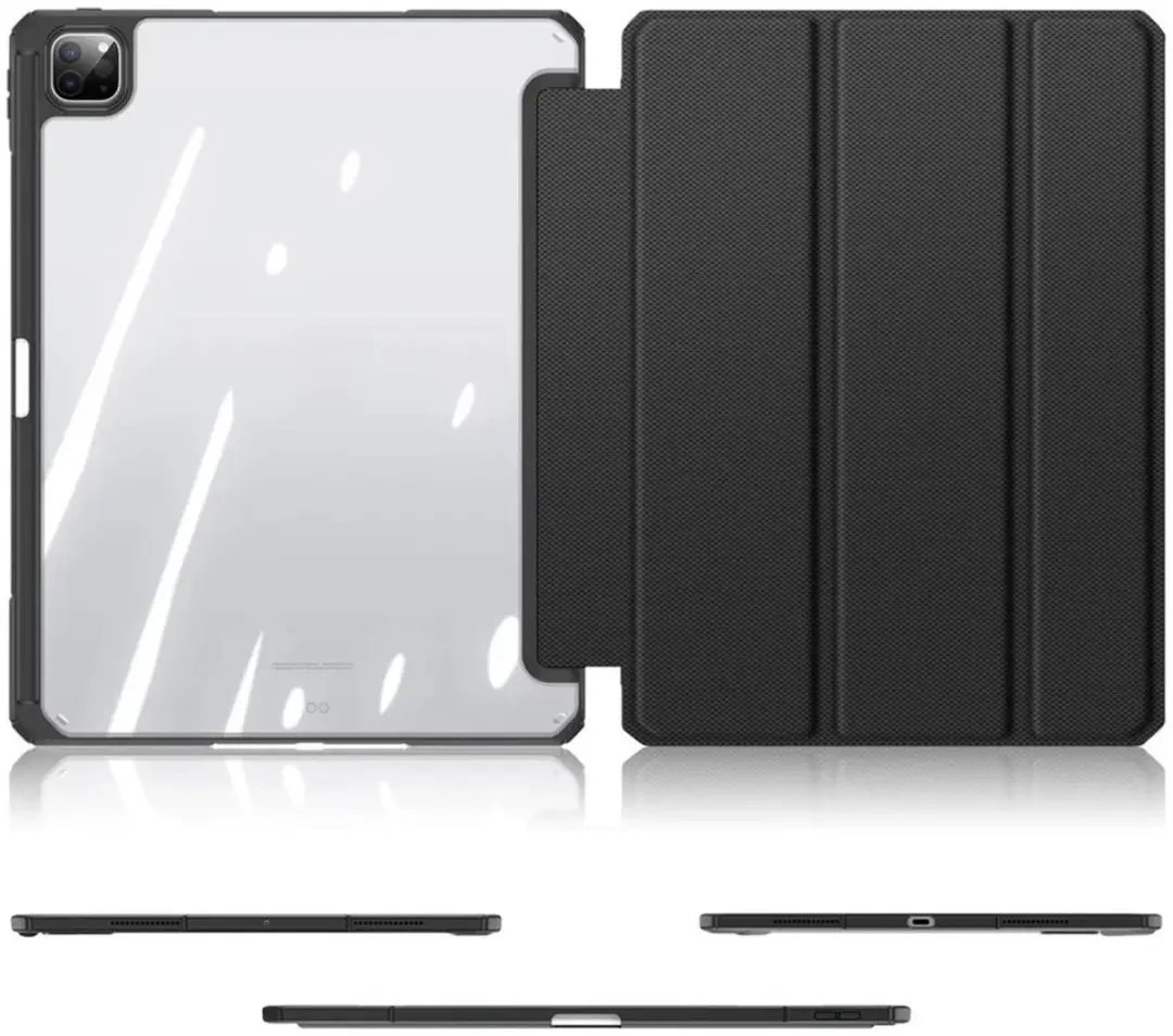 Dux Ducis Tablethoes iPad Pro 13 (2024) - Zwart