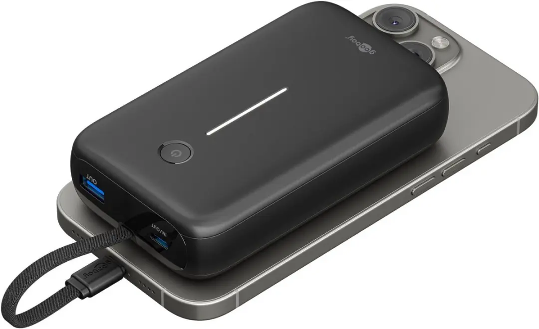 Goobay Powerbank 20000mAh 2x USB-C PD 20W + USB-A QC - Zwart