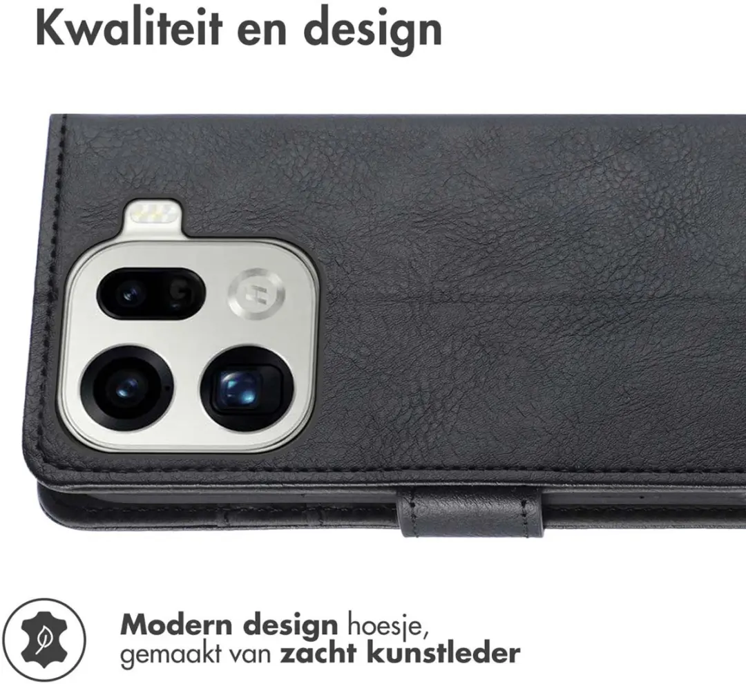 Imoshion Hoesje Oppo Find X9 Pro - 3 Pasjes - Zwart