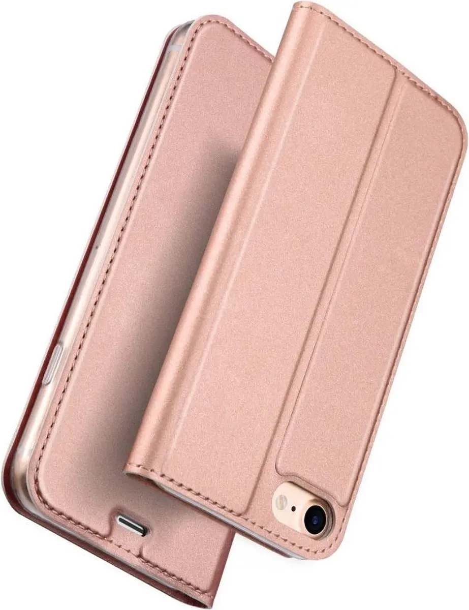 Dux Ducis Cover Booklet Hoesje iPhone SE 2020 - Roze