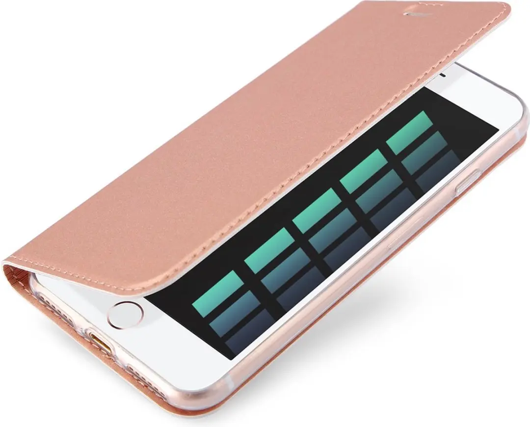 Dux Ducis Cover Booklet Hoesje iPhone SE 2020 - Roze