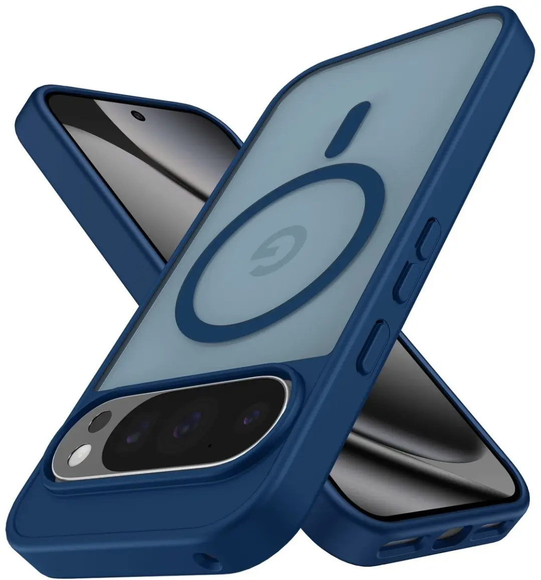Google Pixel 10/10 Pro PixelSnap Back Cover Hoesje - MagSafe - Blauw
