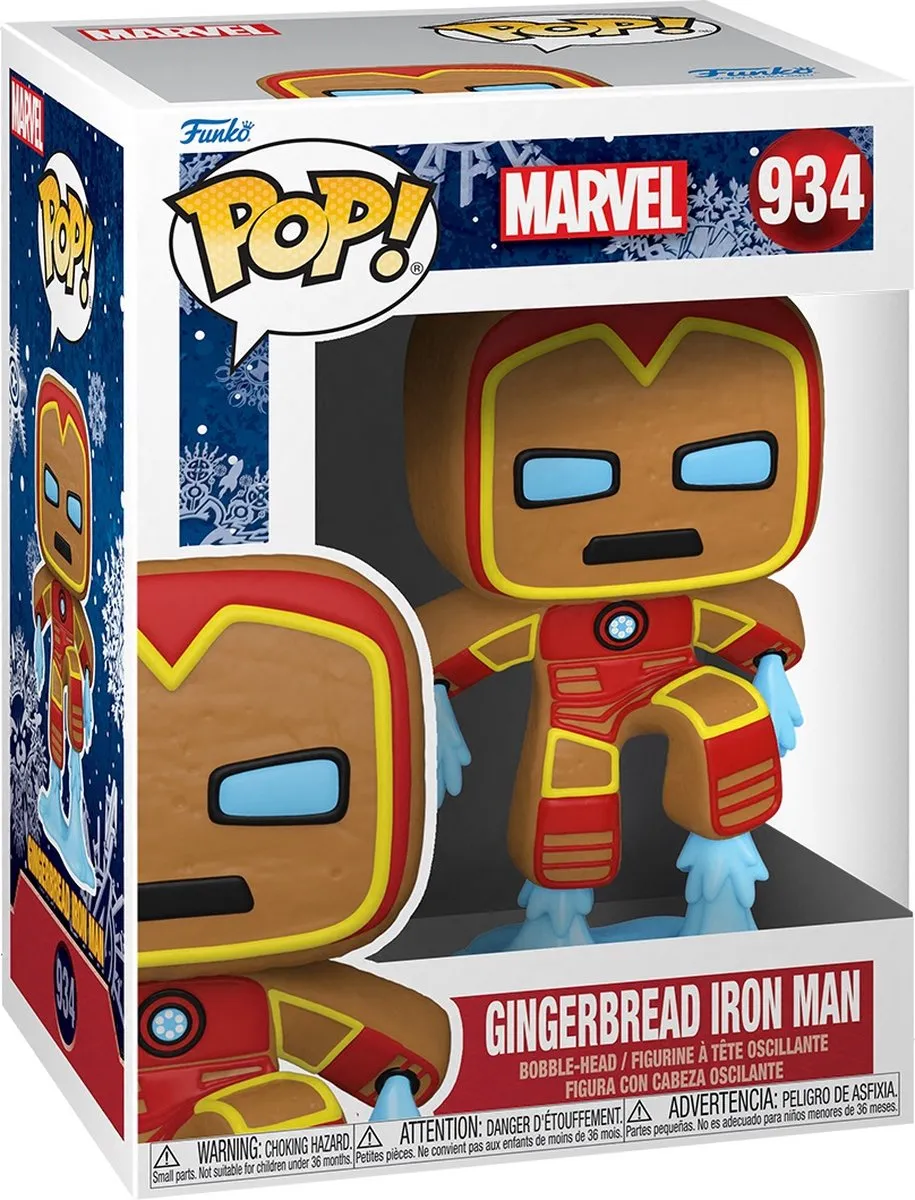 Funko Pop! Iron Man Gingerbread Marvel - Multicolor