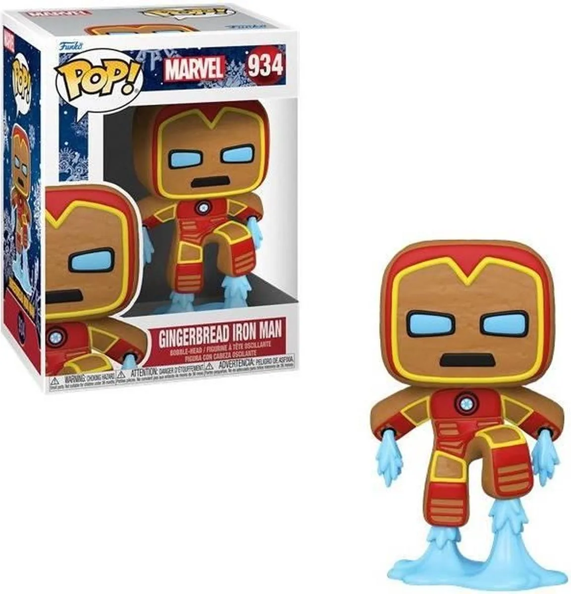 Funko Pop! Iron Man Gingerbread Marvel - Multicolor - afbeelding 6 van 6