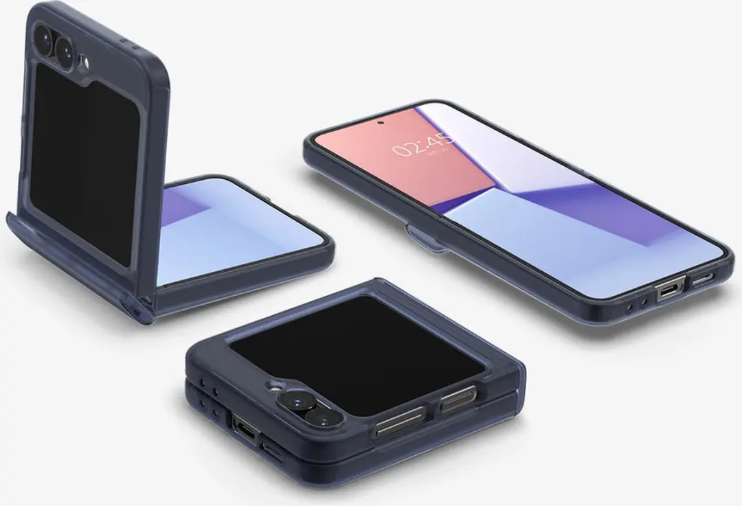 Spigen Ultra Hybrid ACS08288 Hoesje - Samsung Galaxy Z Flip 6 - Blauw