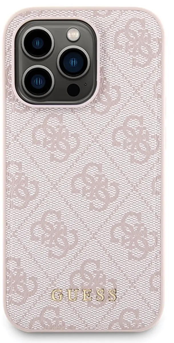 GUESS MagSafe Powerbank Hoesje iPhone 14 Pro - Roze