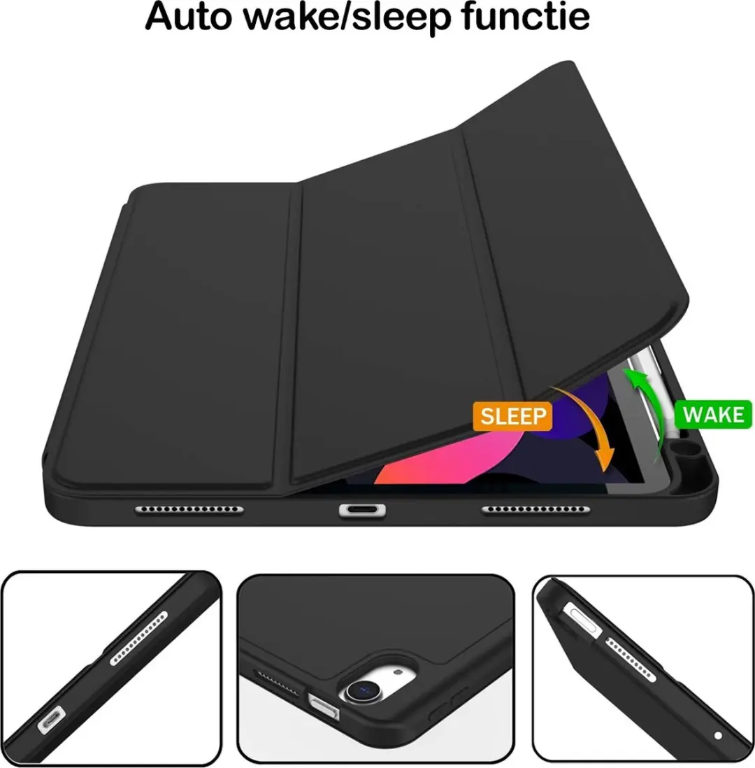 MobiQ 13-00607 Folie Hoes iPad Pro 11 - Zwart