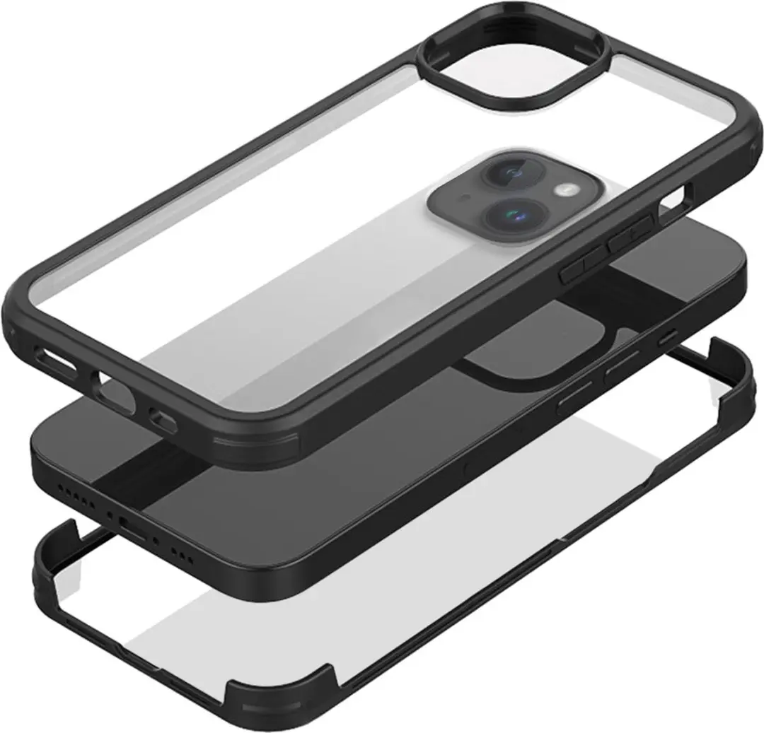 Mobilize iPhone 14 Plus Hardcase MOB-TGPCB-IPH14MAX - Zwart