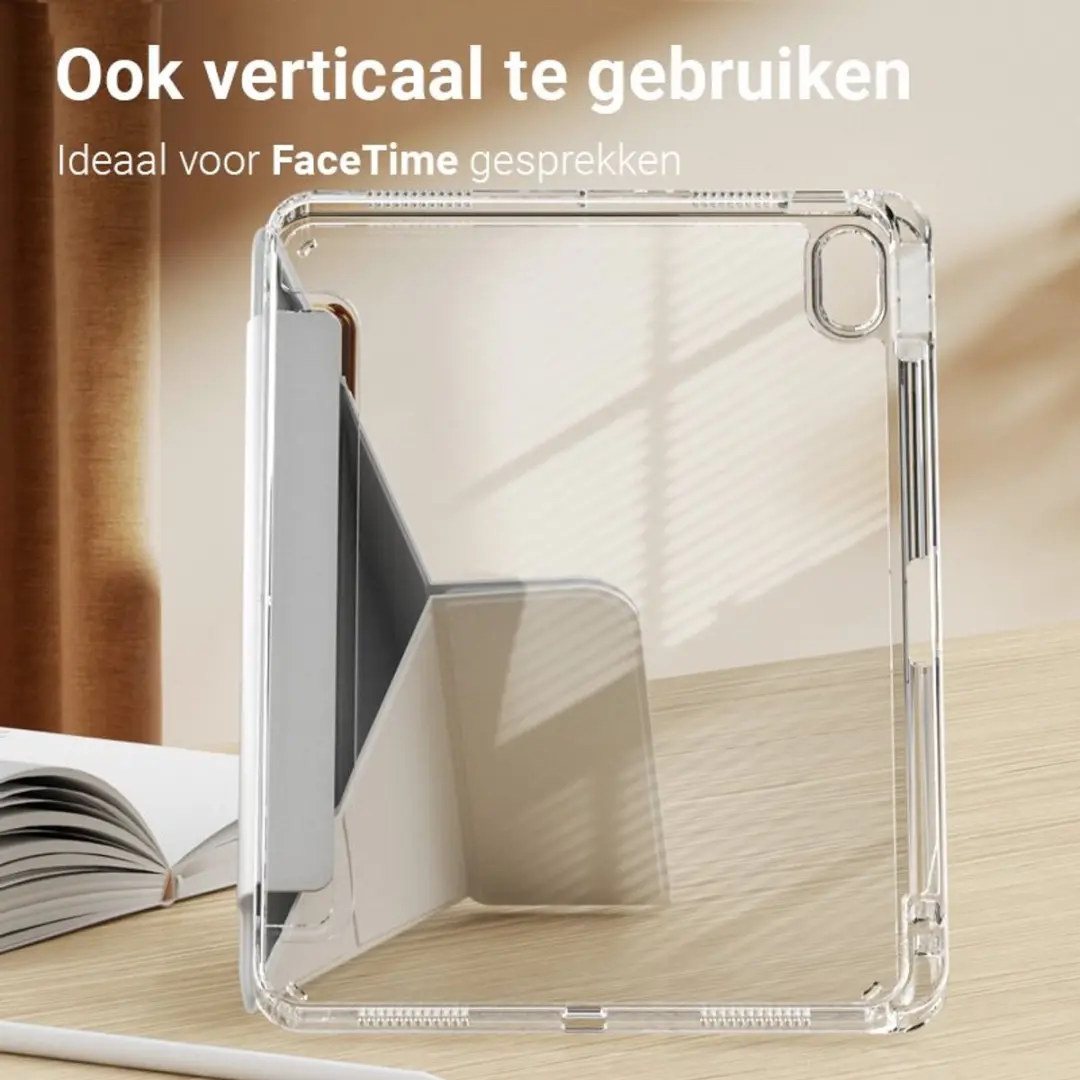 MobiQ Origami Hoes 46-00904 - iPad Air 11 (2025) - Grijs
