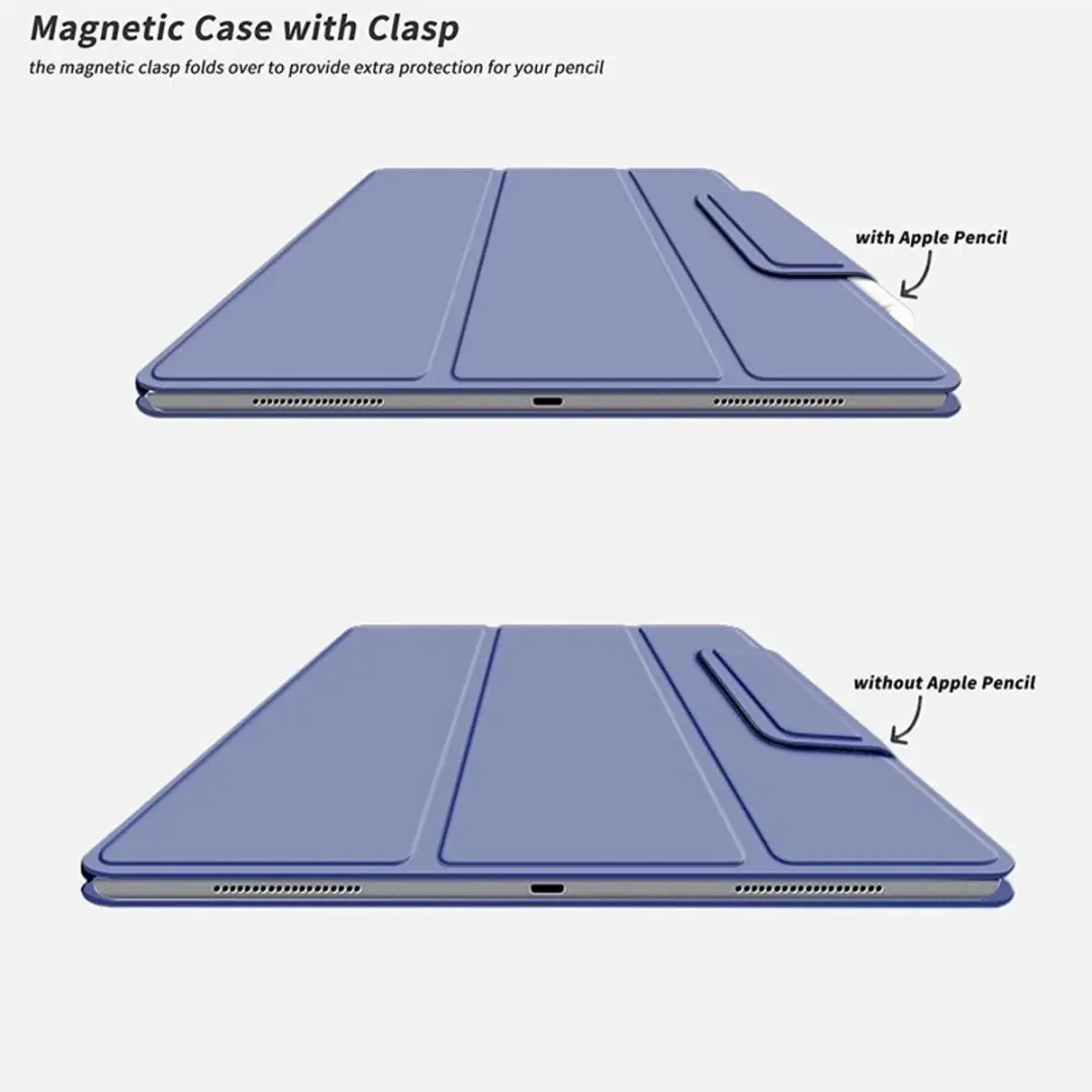 MobiQ Magnetische Folio Case iPad Air 11 (2026) M4 - Lavender Grey