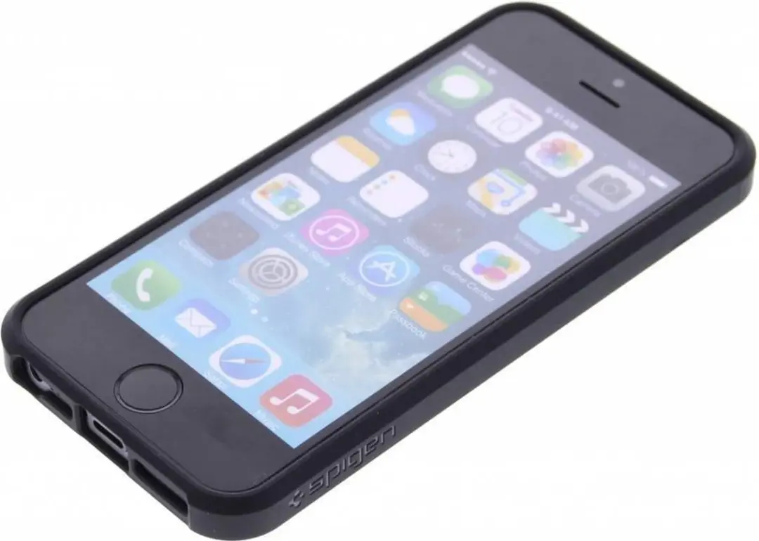Spigen Ultra Hybrid iPhone 5/5s/SE Hoes - Zwart