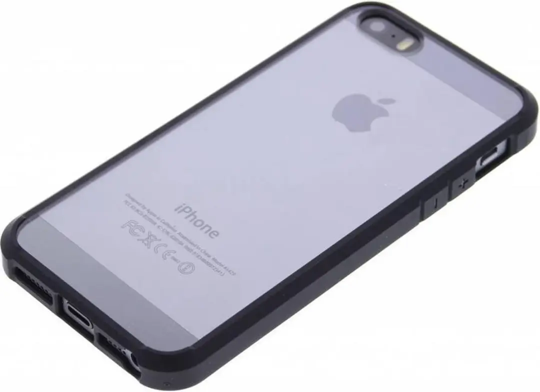 Spigen Ultra Hybrid iPhone 5/5s/SE Hoes - Zwart