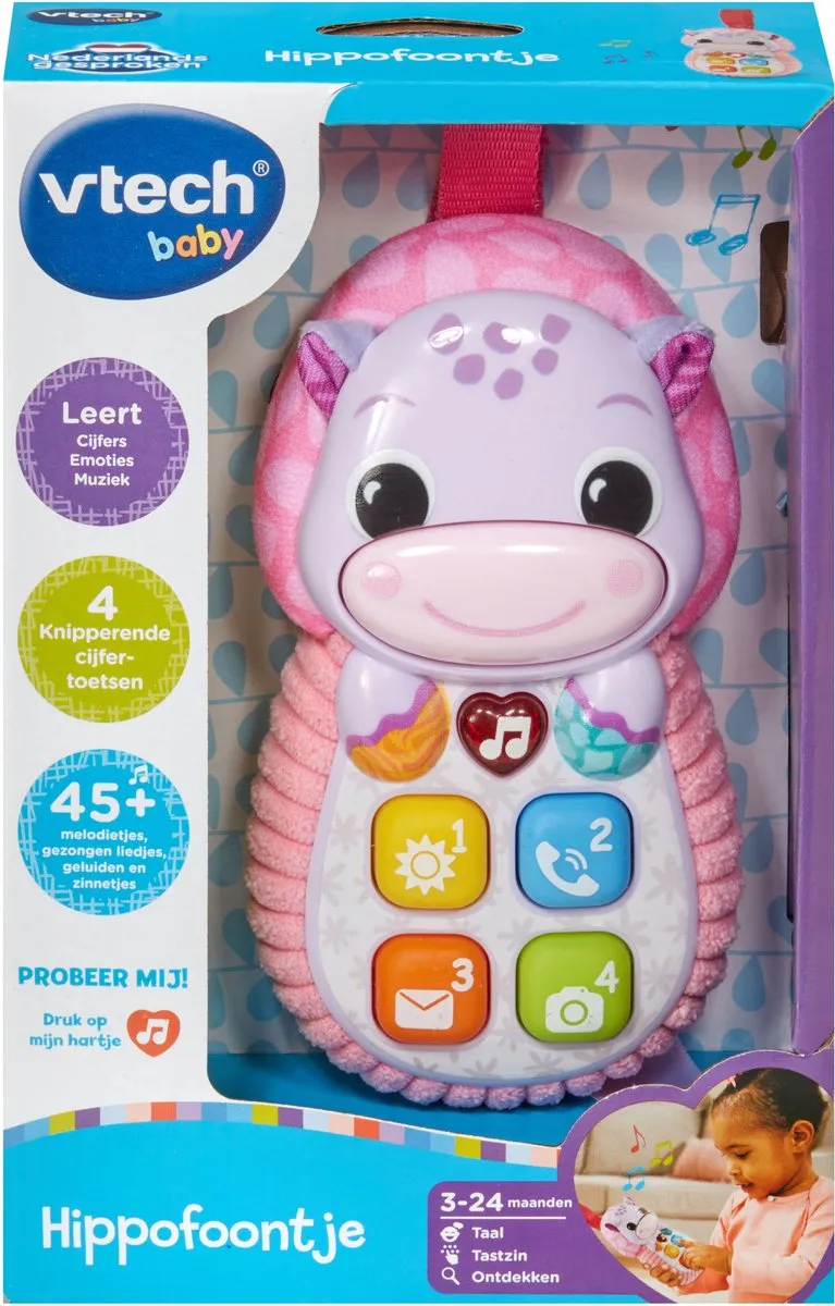 Vtech Hippofoontje 580566852 - Roze