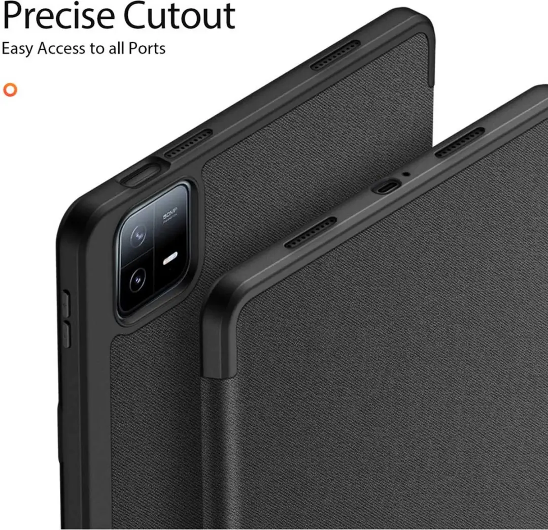 Dux Ducis Domo Tri-fold Tablethoes Xiaomi Pad 6/6 Pro SH00064382 - Zwart