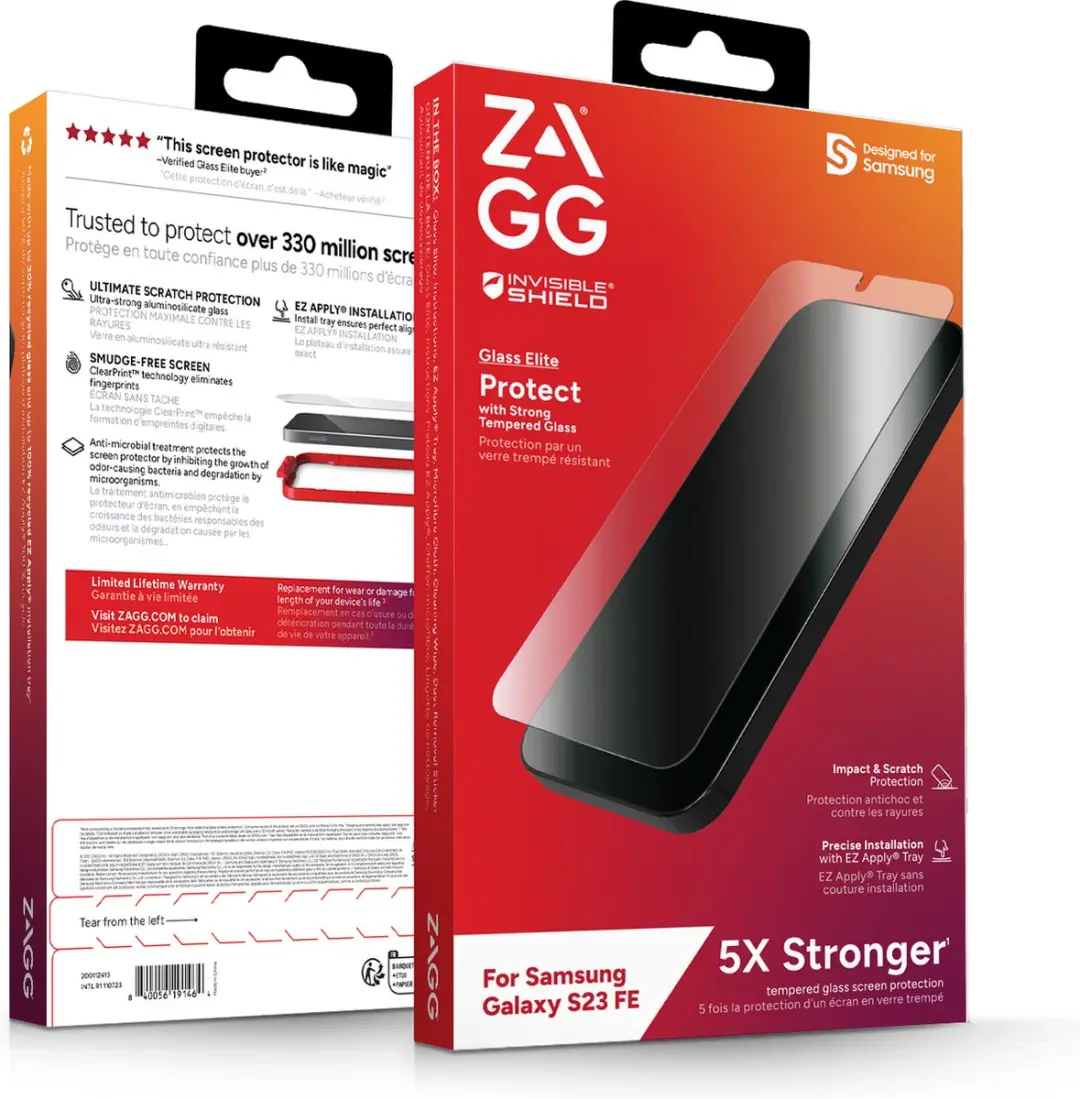 ZAGG InvisibleShield Glass Elite S23 FE Schermbeschermer