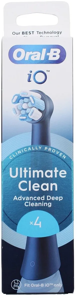 Oral-B iO Ultimate Clean Opzetborstels 4 Stuks