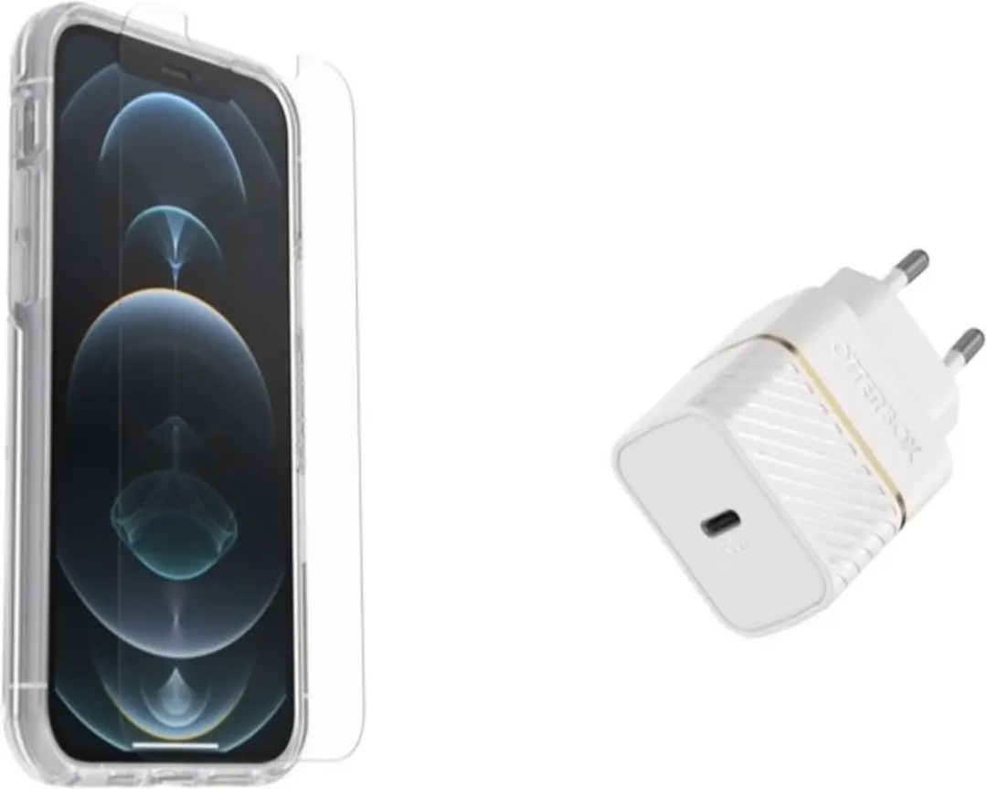 OtterBox Symmetry Hoesje + Alpha Glass Screenprotector - iPhone 13 Pro Max - Transparant