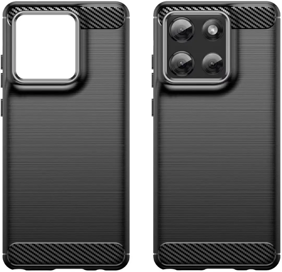 Selected TPU Hoesje Motorola Moto G86 - Zwart