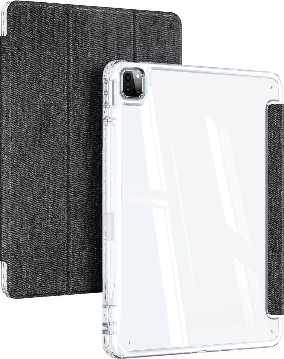 Dux Ducis Unid Tri-Fold Tablethoes Apple iPad Pro 12.9 2024/2025 - Zwart