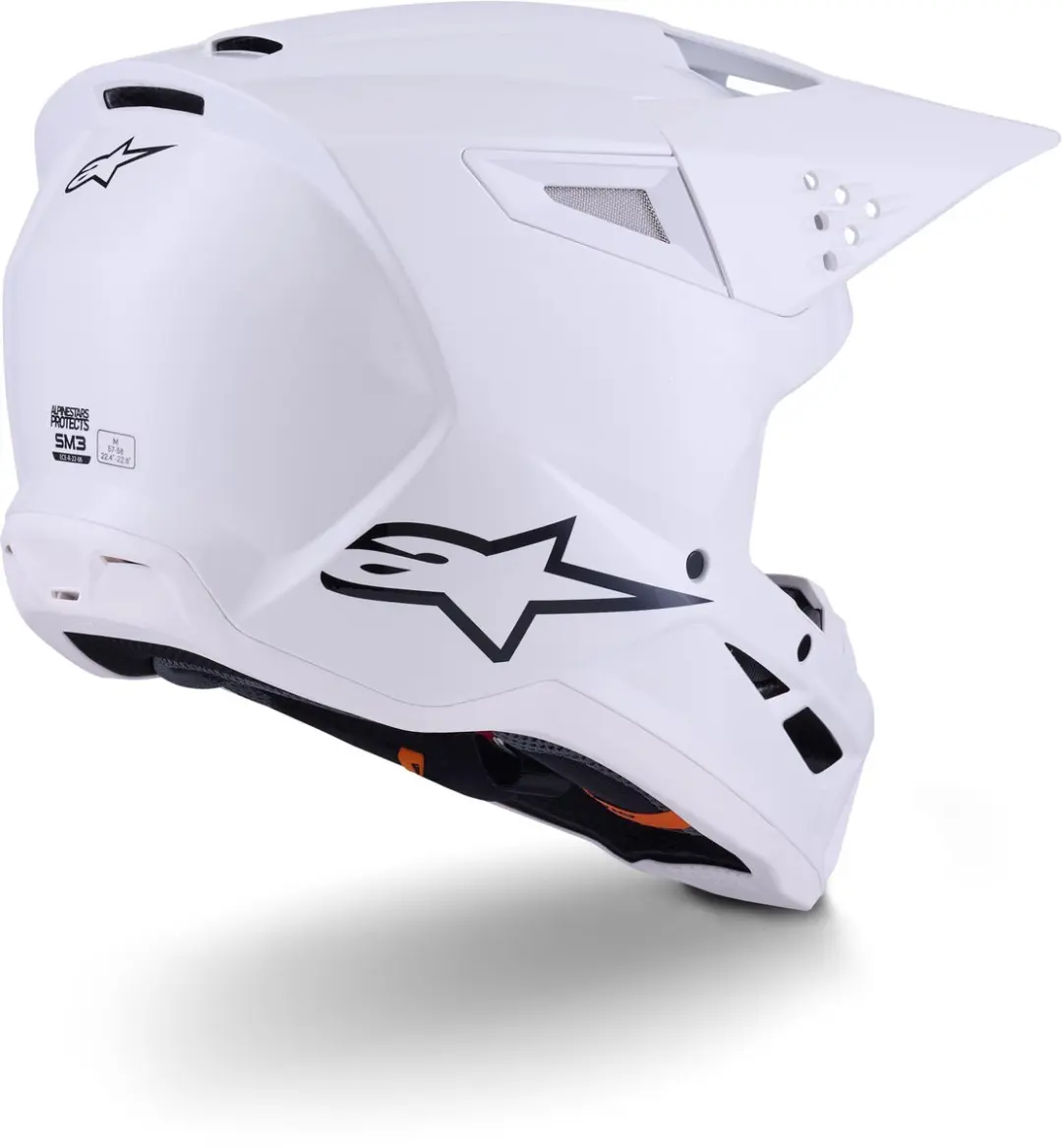 Alpinestars S-M3 Crosshelm - XS - Wit