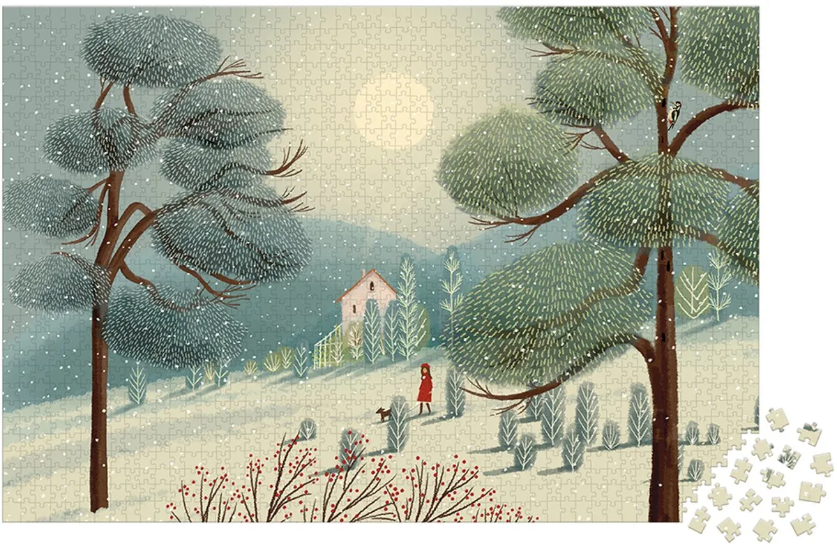 Janod Kidult Puzzel Een Winters Wonderland 1500 Stuks