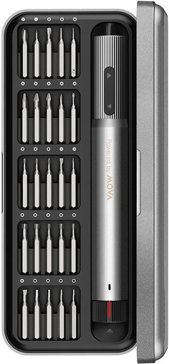 Mova 25-in-1 Elektrische Schroevendraaier - Transparent