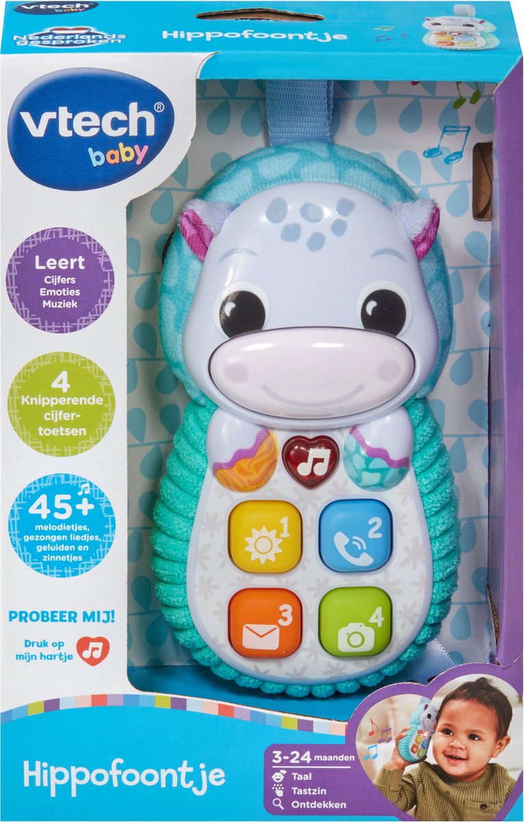 Vtech Hippofoontje - Blauw