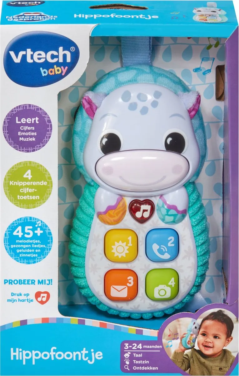 Vtech Hippofoontje 580566823 - Blauw