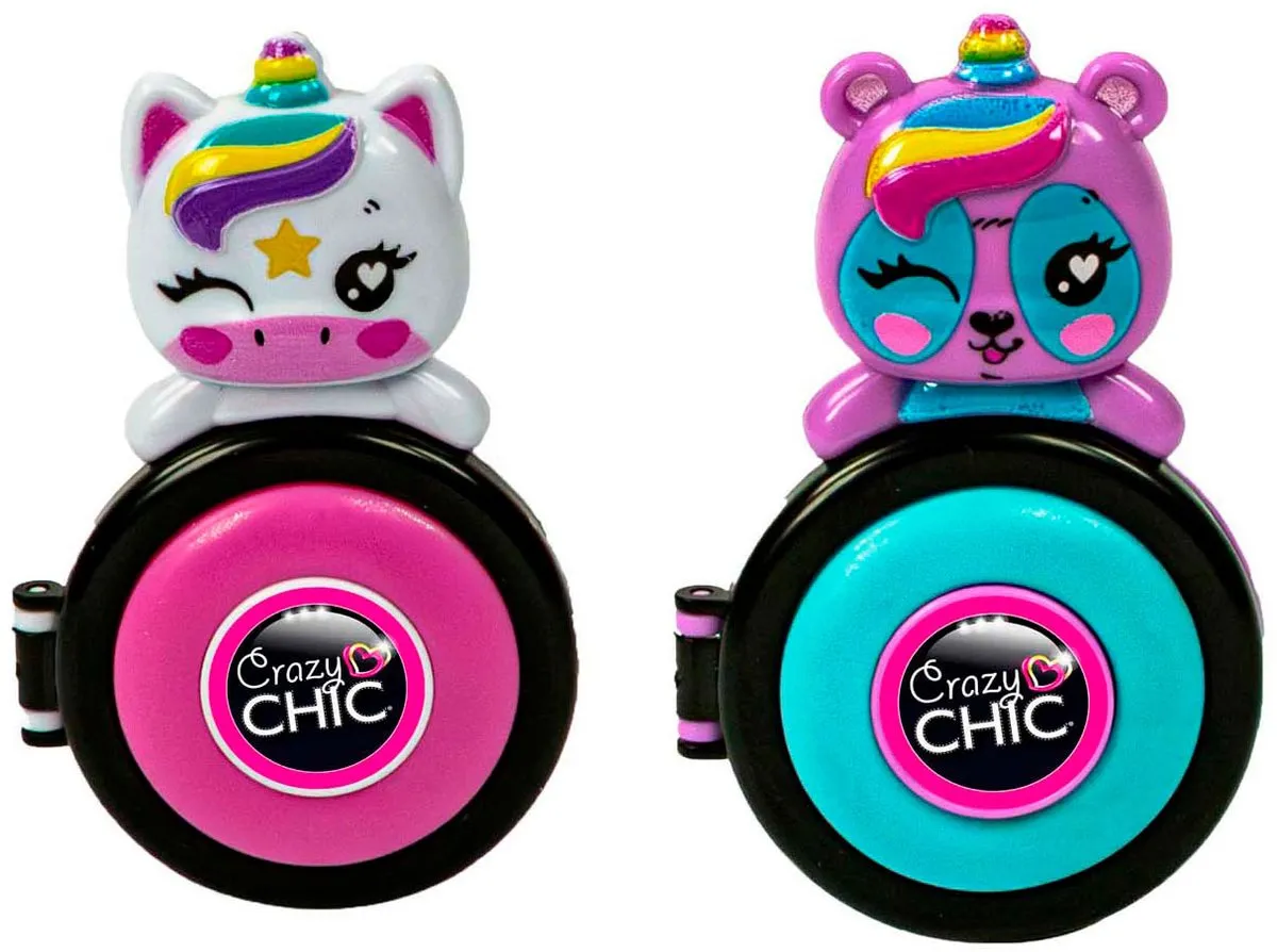 Clementoni Crazy Chic Haarkrijt Eenhoorn - Roze/Blauw - afbeelding 6 van 6