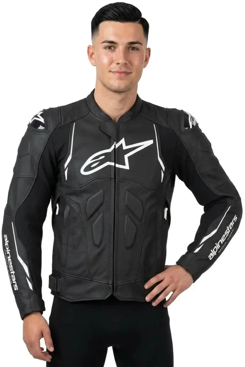 Alpinestars Dusk Motorjas - Maat 50 - Zwart/Wit