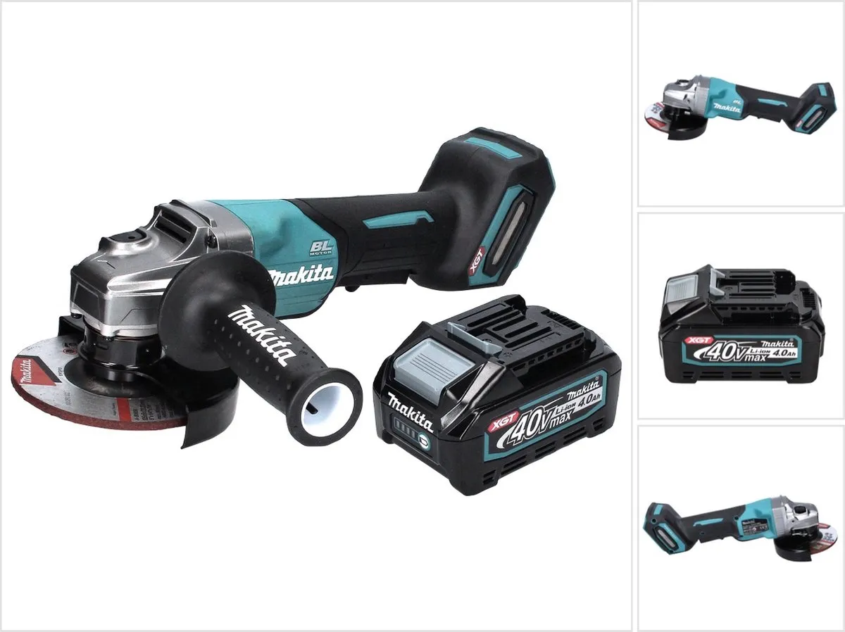 Makita GA 016 GM1 Haakse Slijper 40V Max