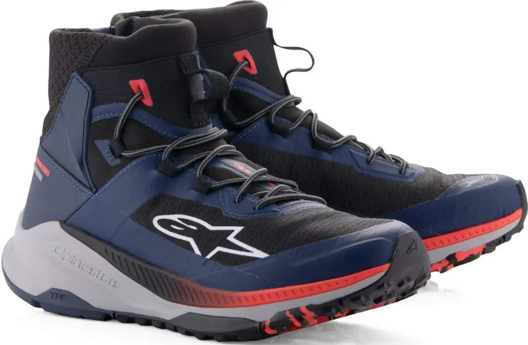 Alpinestars Speedforce XR Motorschoenen 42 - Blauw/Zwart/Rood/Grijs