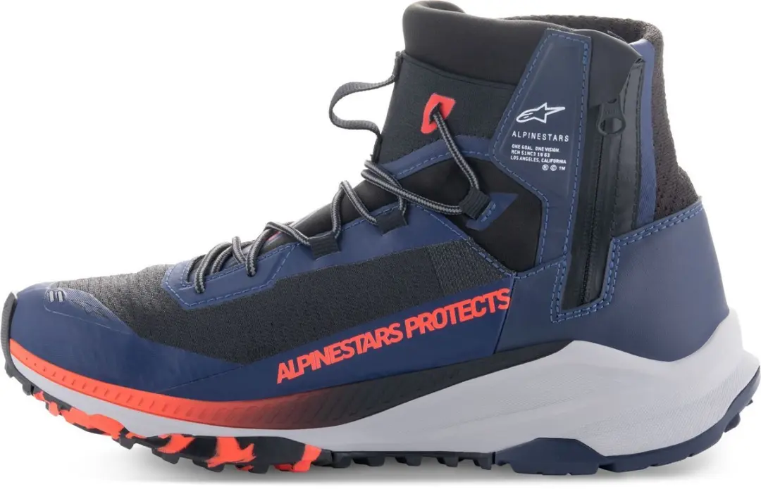 Alpinestars Speedforce XR Motorschoenen 42 - Blauw/Zwart/Rood/Grijs
