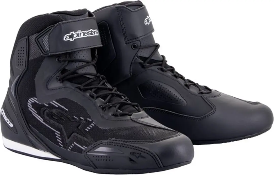 Alpinestars Faster-3 Rideknit Motorschoenen 41/42 - Zwart Donkergrijs