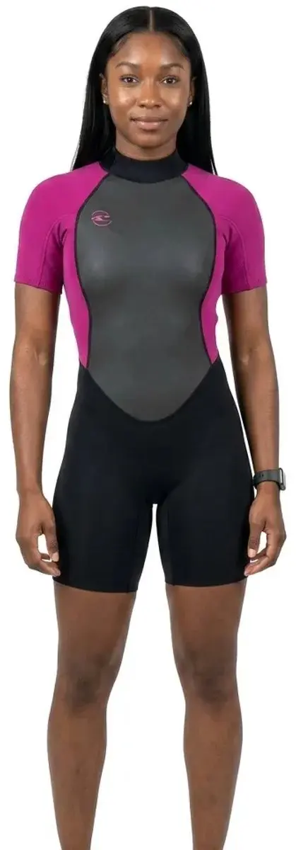 O'Neill Reactor II Wetsuit Vrouwen - Maat 12 - Zwart/Rosa