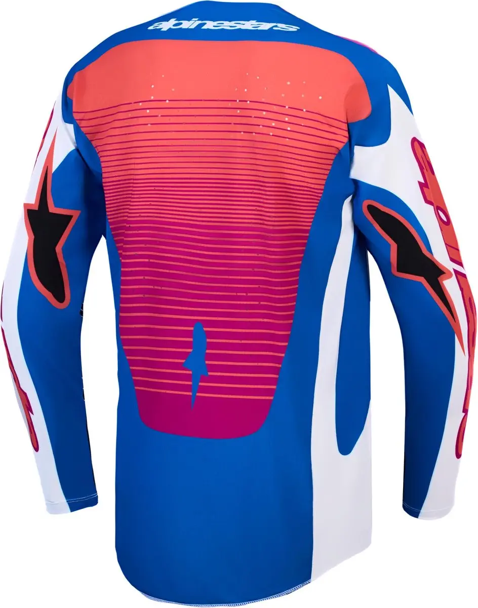 Alpinestars Techstar Maven Motocross Trui - Zwart/Wit/Blauw/Rood L - afbeelding 6 van 6