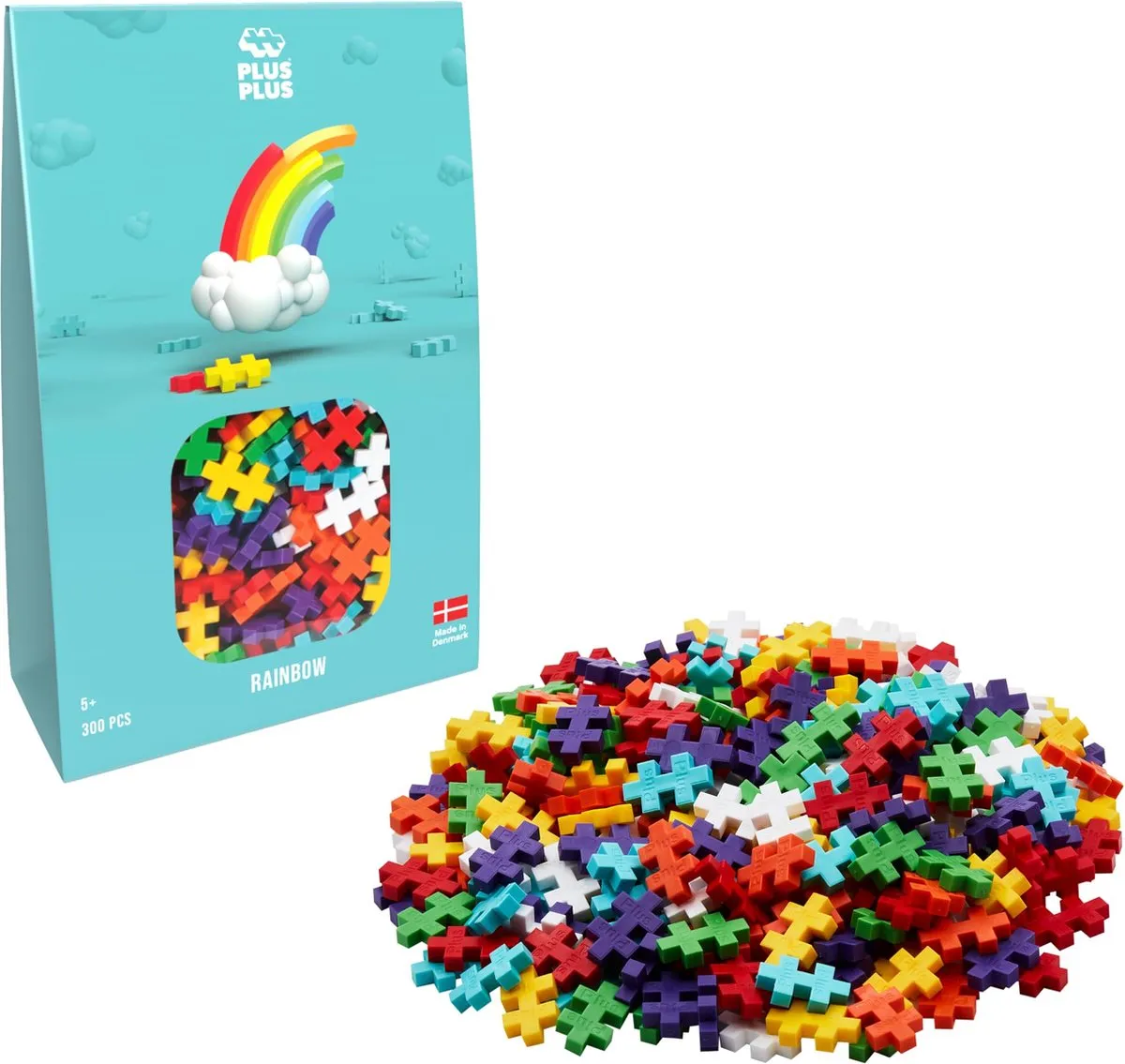 Plus-Plus Basic Regenboog 300-delig Bouwset