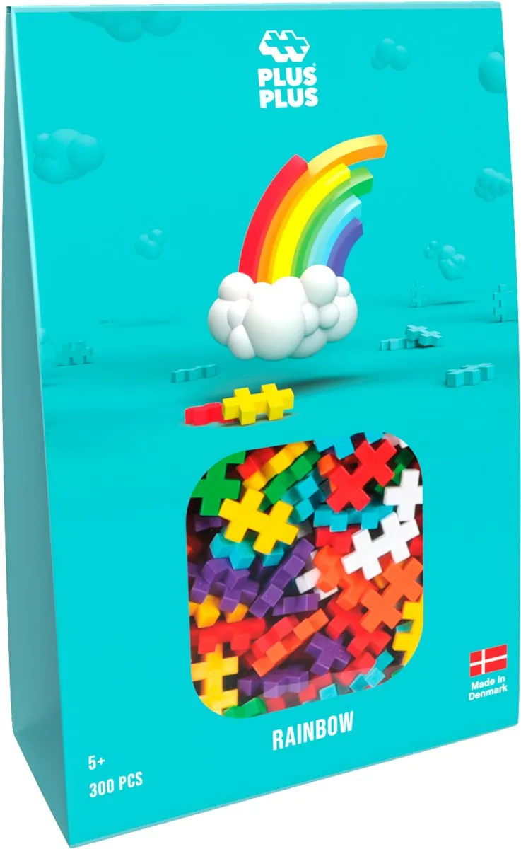 Plus-Plus Basic Regenboog 300-delig Bouwset