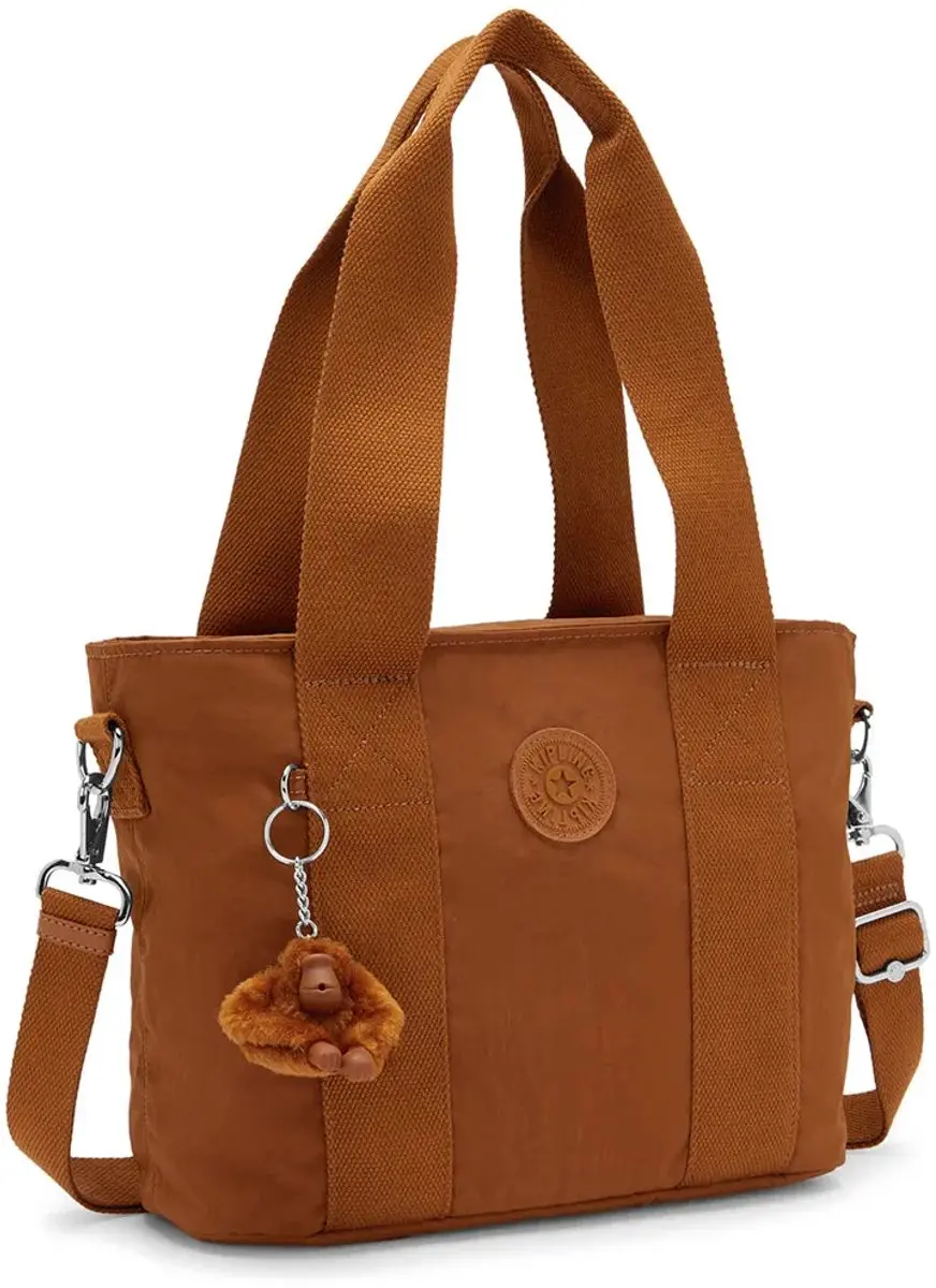 Kipling Minta M Up 9L Stoffentas - Bruin